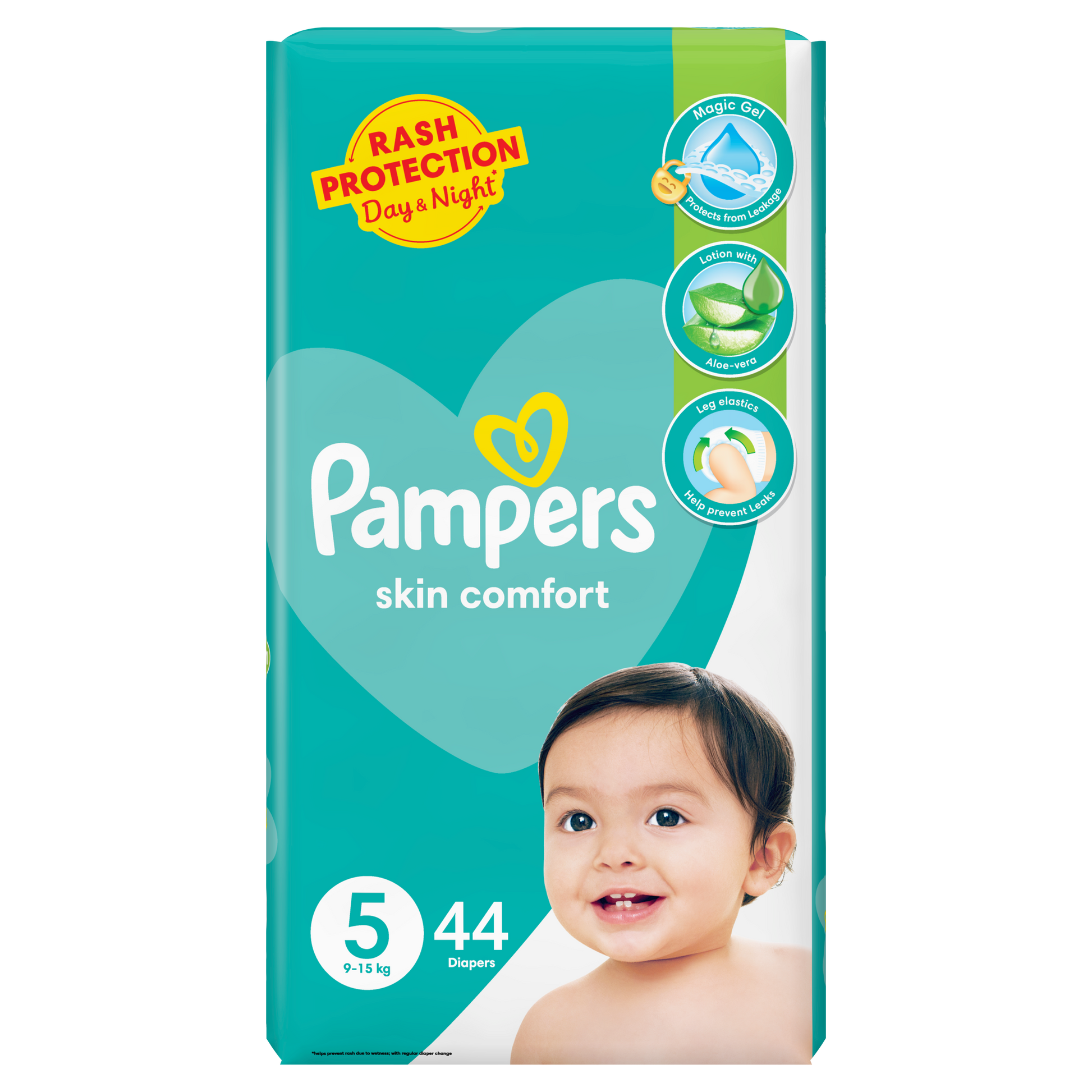 Pampers - Diaper - Jumbo Pack - Junior Size 5 - 44 Count