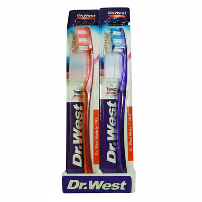 Dr. West - TOOTH BRUSH - 12 Brushes Pack