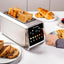 Nutricook - Toasti - Smart Toaster With Touch Screen - Essential - NC-TS401 - Family Breakfast - Aluminium Silver - 2 Years Warranty - 4 Slice Digital Toastie