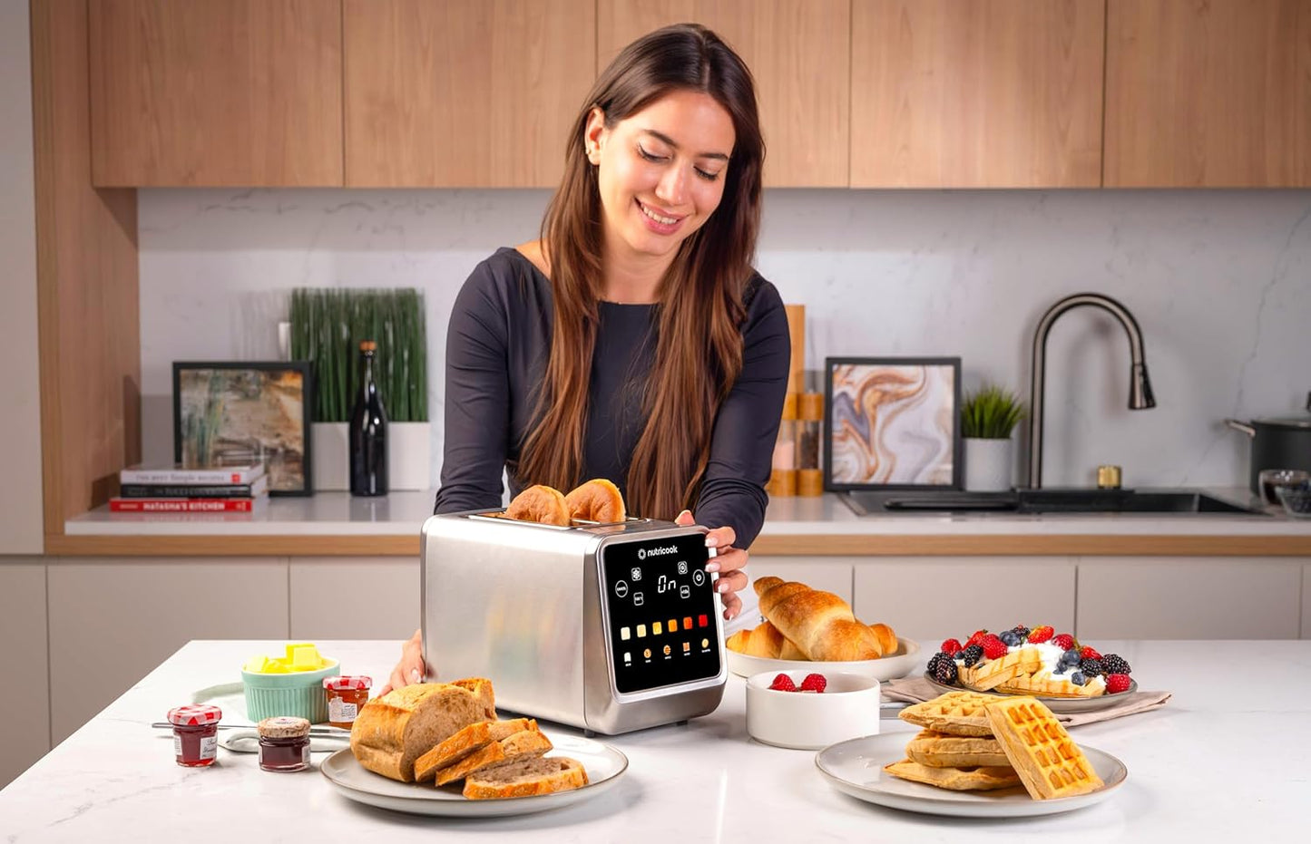 Nutricook - Toasti - Essential - NC-TS201 - Morning Toast - Aluminium Silver - 2 Years Warranty