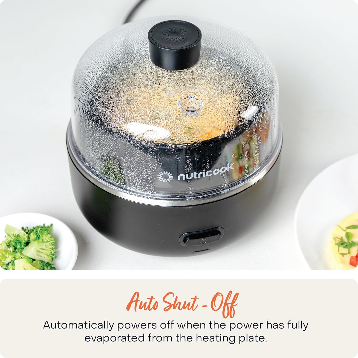 Nutricook - Eggi - Specialty - NC-EC207ME-K - Quick Breakfast - Black - 2 Years Warranty