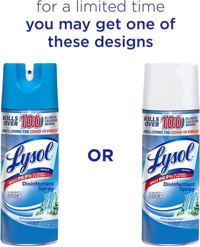 Lysol - Disinfectant Spray - Spring Waterfall Scent 19Oz