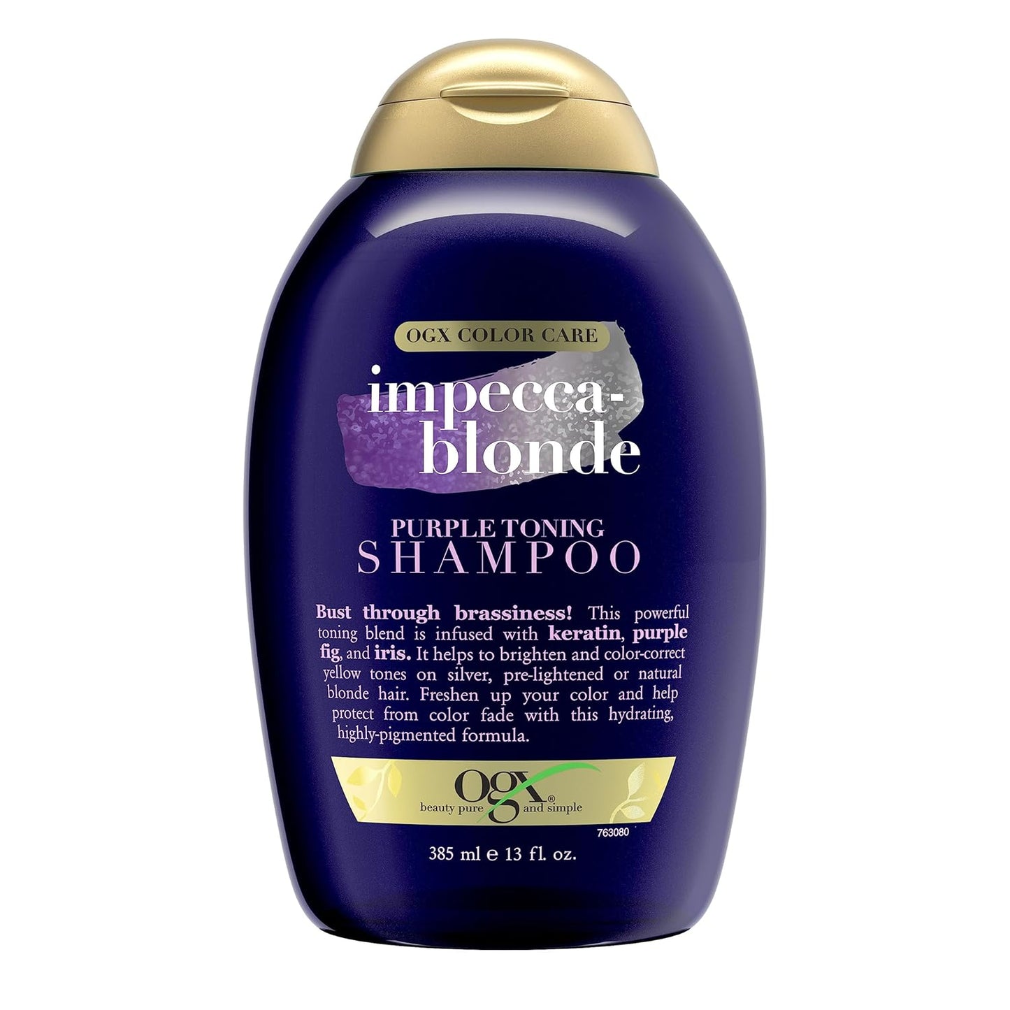 OGX (Organix) - Impecca-Blonde Purple Toning - Shampoo - 13 Fl Oz (385ml)