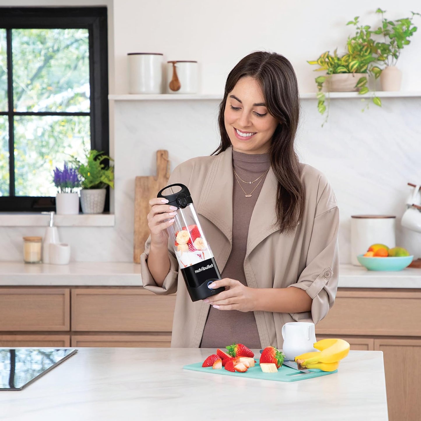 Nutribullet - Portable Blender - NB-PB475K - On-The-Go - Black - 1 Year Warranty - 475ML