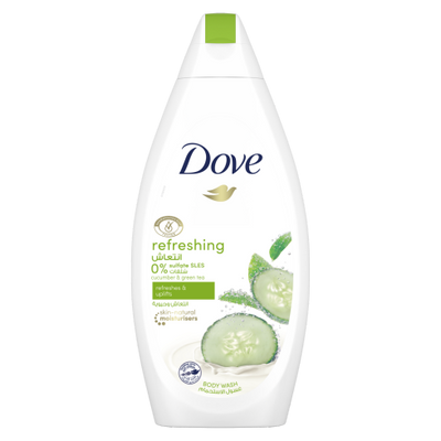 Dove - Body Wash - Refreshing - Cucumber & Green Tea Scent - 500 ML