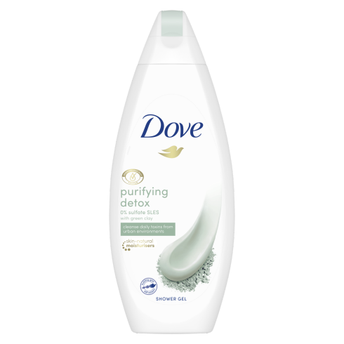 Dove - Purifying Detox with Green Clay - Body Wash - 500 ml