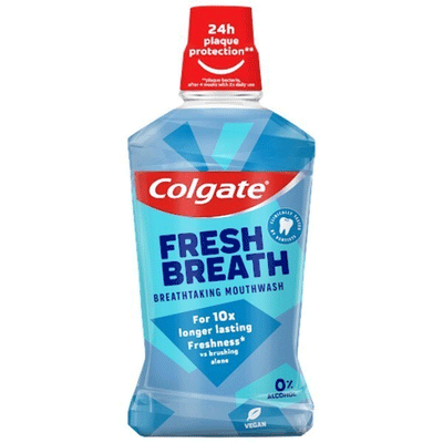 Colgate - FRESH BREATH - Breath Taking Mouth Wash - ( 1X12 ) 500ml
