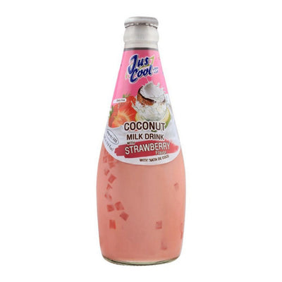 JUS COOL - Coconut Milk Drink - STRAWBERRY - 290 ml