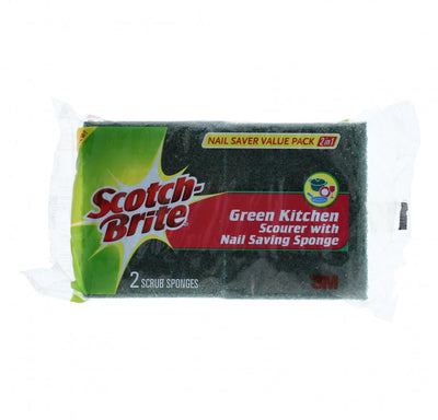 Scotch-Brite® - Classic Scrub Sponge - 2 In 1 - Bumper Saver Pack