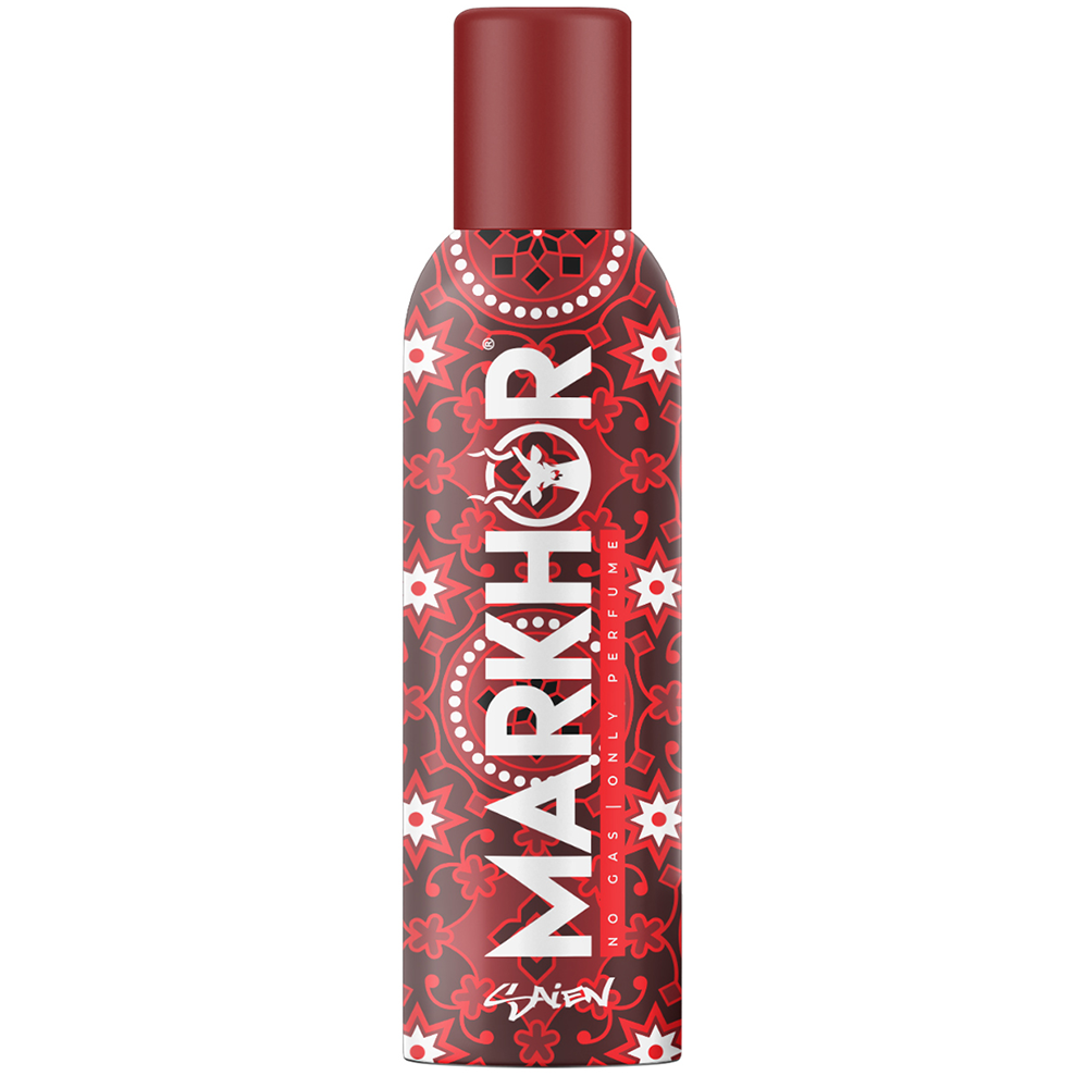 Markhor - Body Spray - Saien (Non-gas) - 120ml Long Lasting Fragrance (Non-Gas) - Pack of 12
