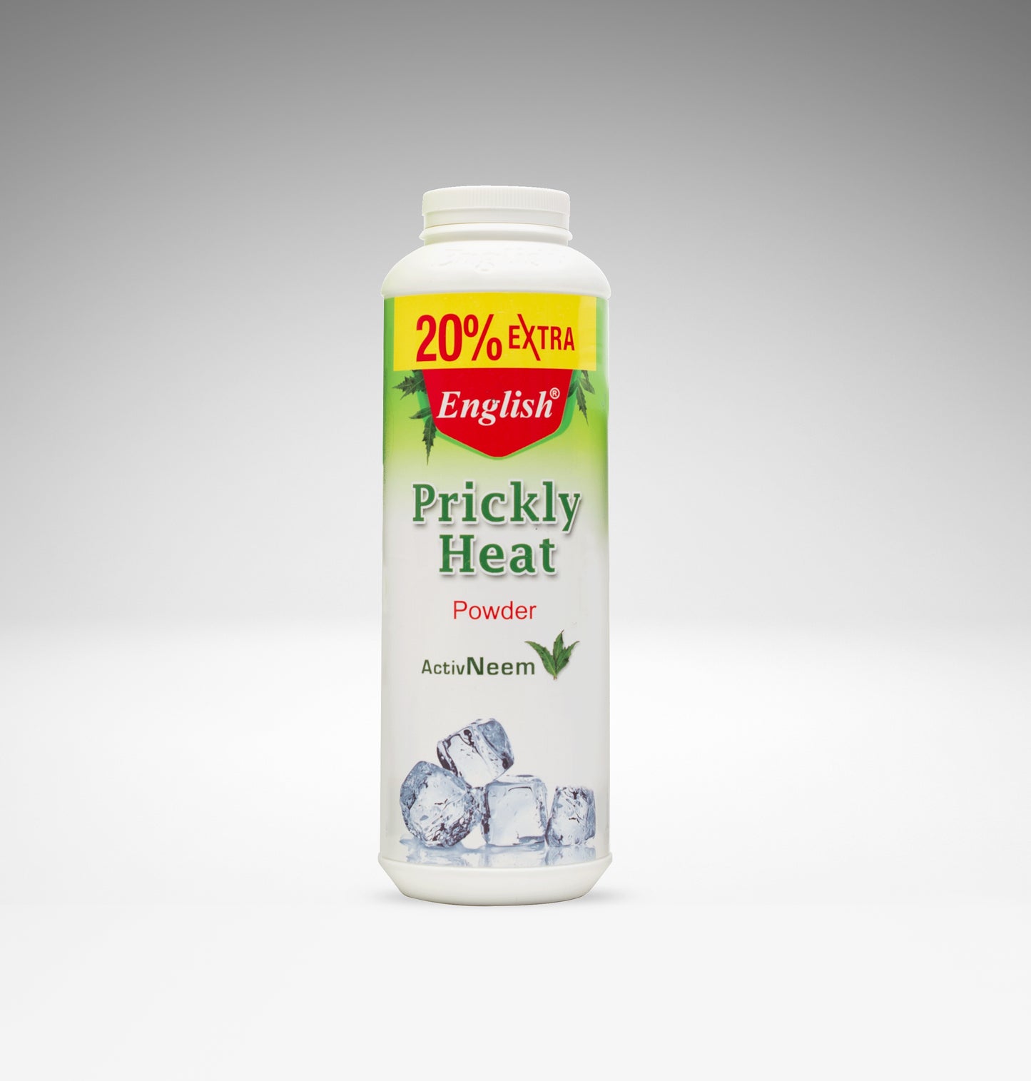 English - Prickly Heat Powder - ActivNeem - Medium Size - Cooling & Refreshing Skin Care - Pack of 12