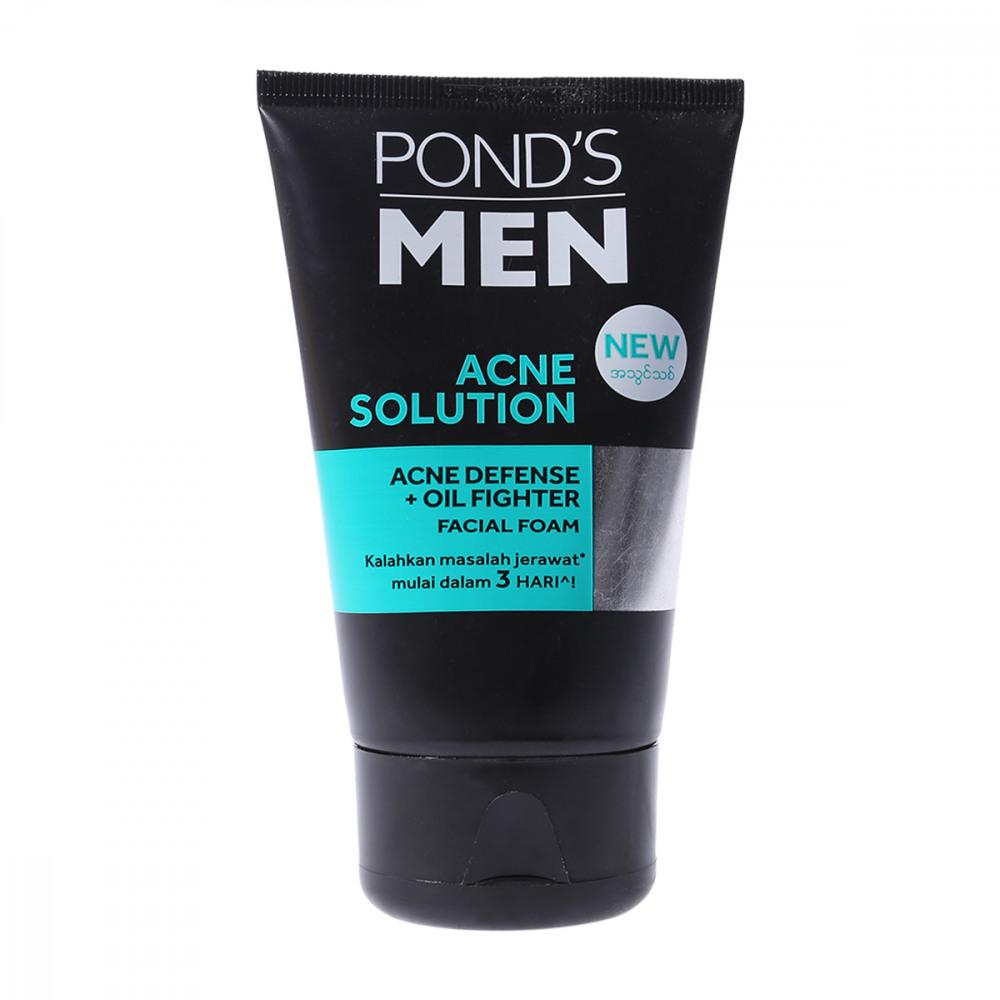 Pond's Men - Acne Solution - Acne Defense + Oil Fighter - Face Wash - 100ml