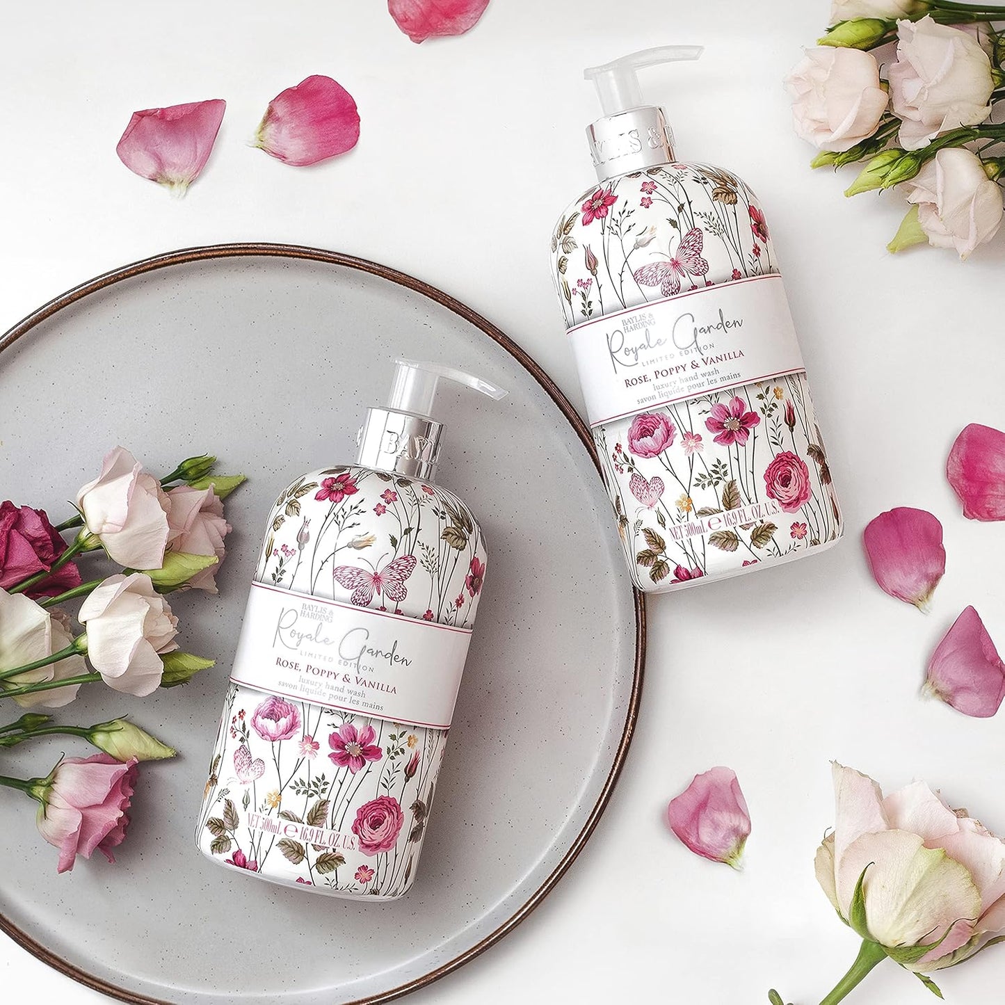 Baylis & Harding (B&H) - Royale Garden - Rose, Poppy & Vanilla - Hand Wash - 500ml
