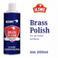 Kiwi Brass Polish can on a white background