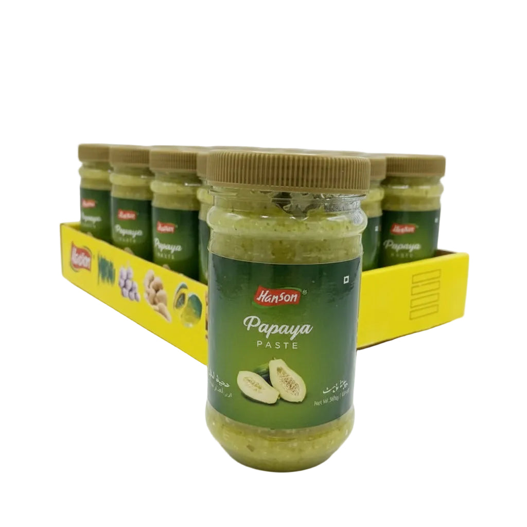 Hanson - PAPAYA PASTE - Pet Jar 330gm - Pack of 12 - 3.96kg