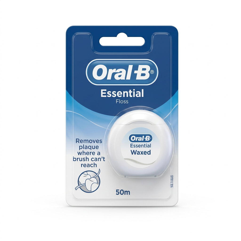 Oral-B - Dental Floss - ESSENTIAL Waxed - 50 m