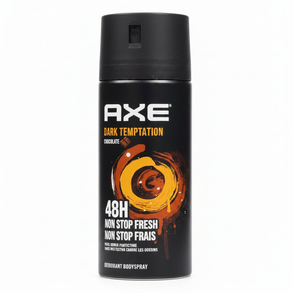 AXE - DARK TEMPTATION - CHOCOLATE - Men's Antiperspirant Deodorant Body Spray - 150ml