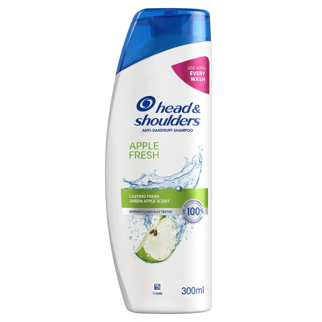 head & shoulders - SHAMPOO - ANTI-DANDRUFF - APPLE FRESH - 300ML