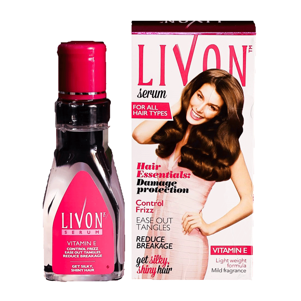 Livon  - Hair Essentials Serum - For Damage Protection & Frizz Control