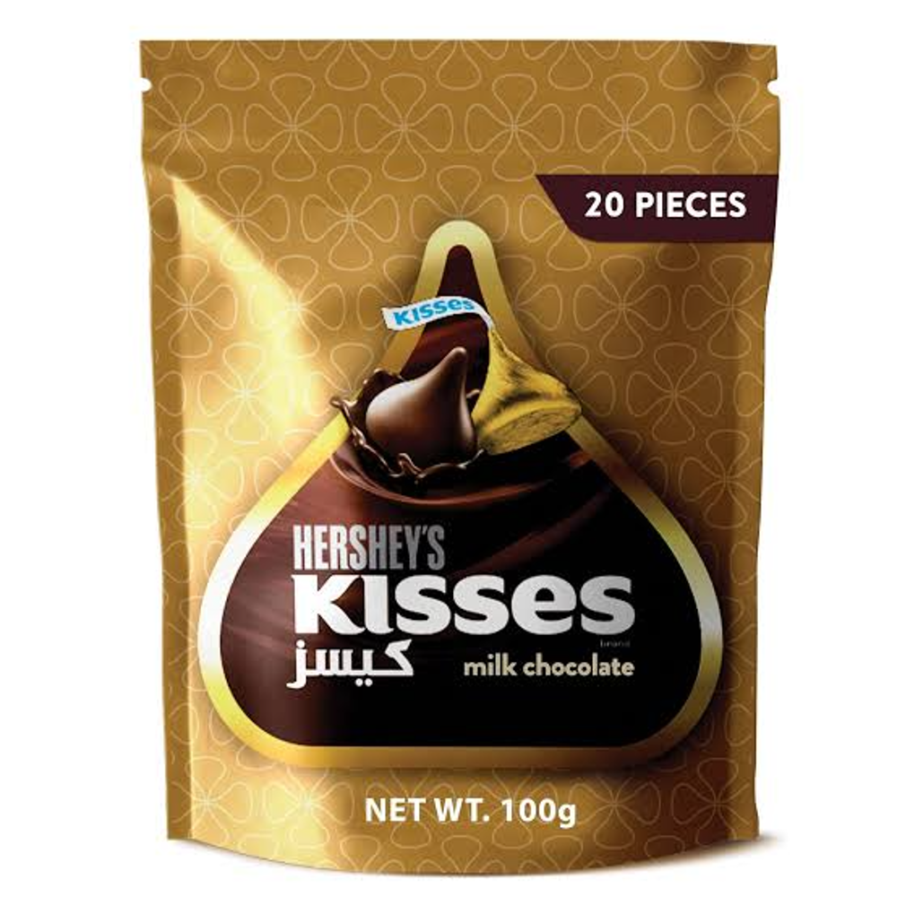 Hershey Kisses - Milk Chocolate - 100 gram