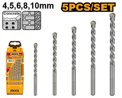 INGCO -  5 Pcs masonry drill bit set  AKD3051