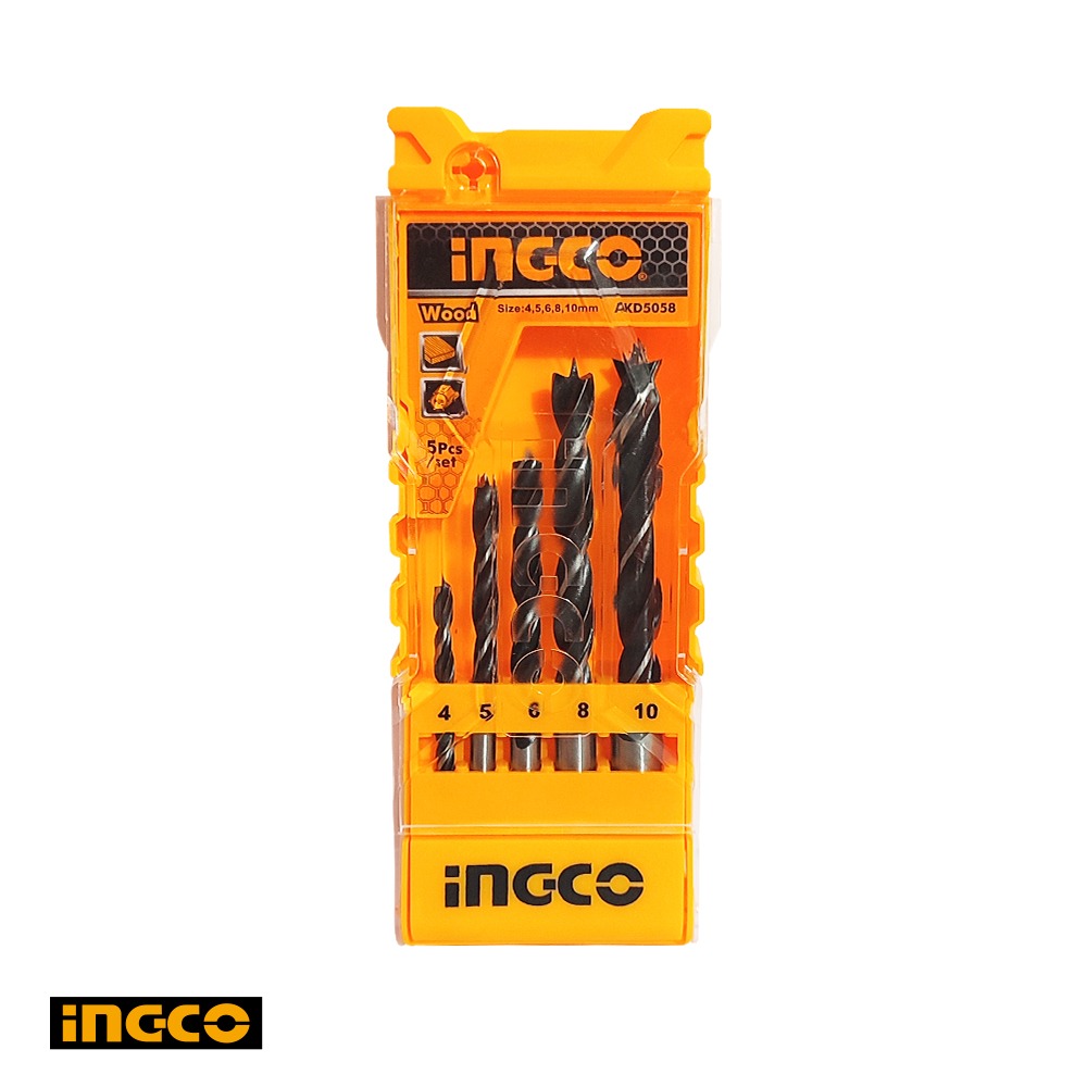 INGCO -  5 Pcs wood drill bits set  AKD5058