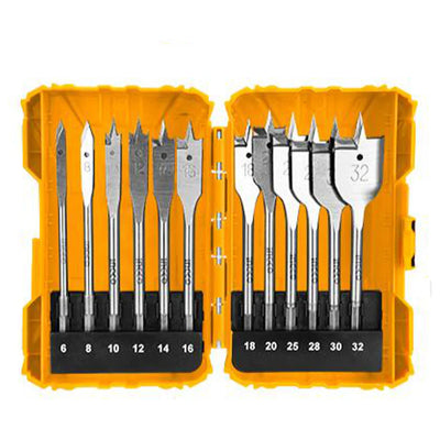 INGCO -  12 Pcs flat wood drill bits set  AKDL1206