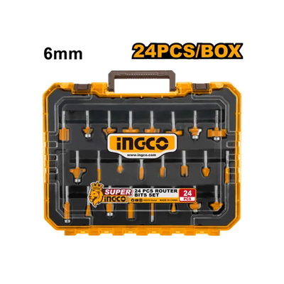 INGCO -  24 Pcs Router bits set  AKRT24082