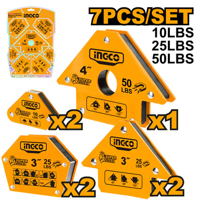 INGCO -  7 Pcs magnetic welding holder set  AMWH7002