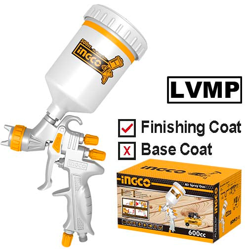INGCO -  Air spray gun finishing coat ASG1065