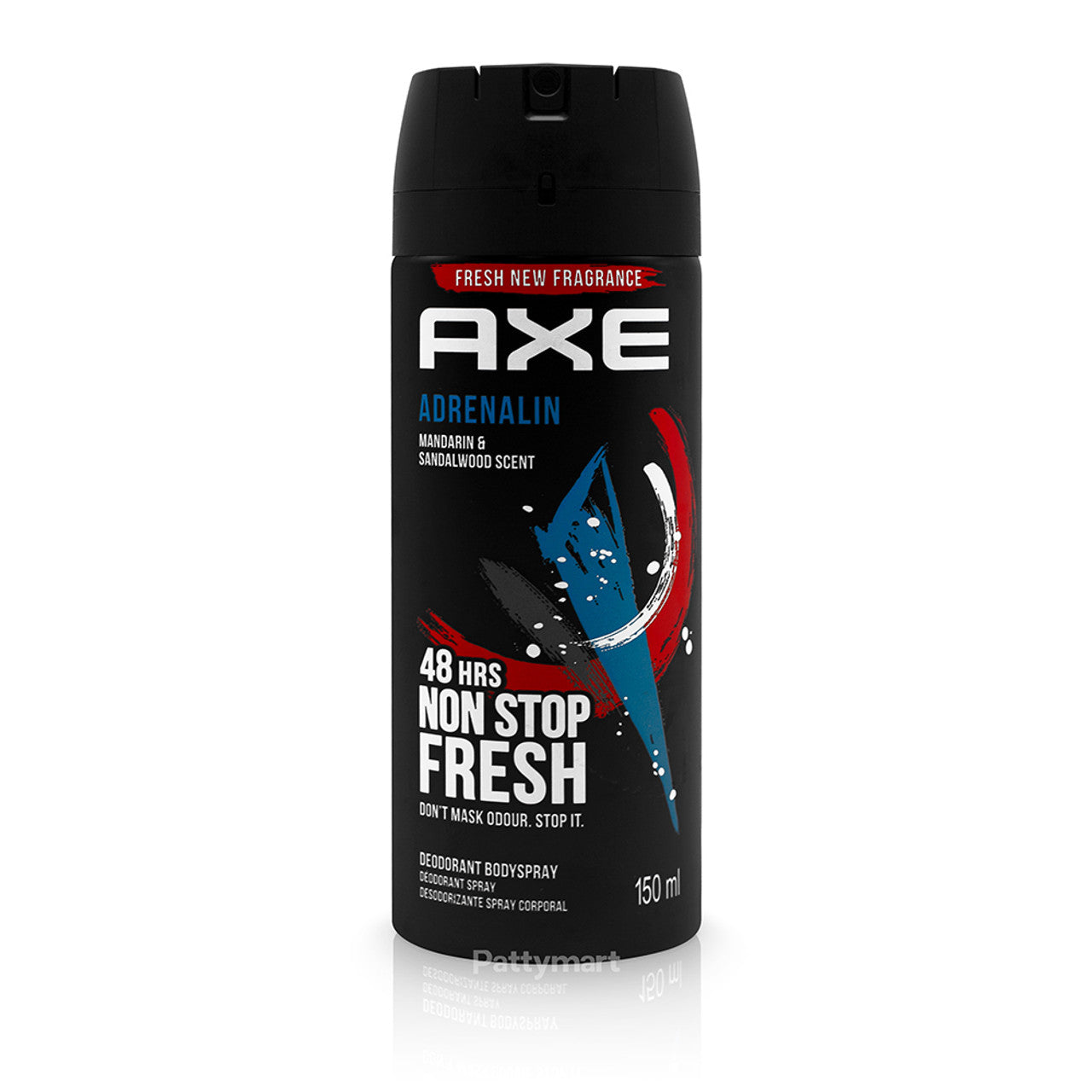 Axe Men - Adrenalin - Mandarin & Sandalwood - Deodorant - Body Spray - 150ml