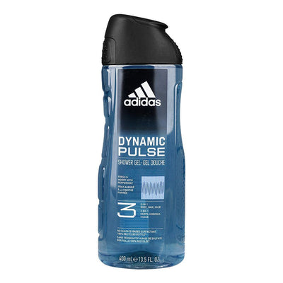 Adidas - Shower Gel - Dynamic Pulse - Vivifying - Fresh &amp; Woody - 3in1 - Body Hair &amp; Face - 400ml
