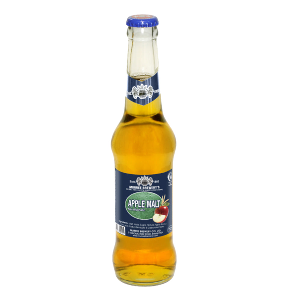 Muree Brewery - Apple - Malt - Bottles - Non-Alcohol - 300 ML - (1 Ctn - 24 Pcs)