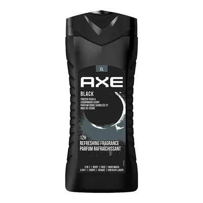 Axe - Body Wash - Black - Frozen Pear & Cedar Wood Scent - 3-In-1 Body, Face & Hair - 400ml