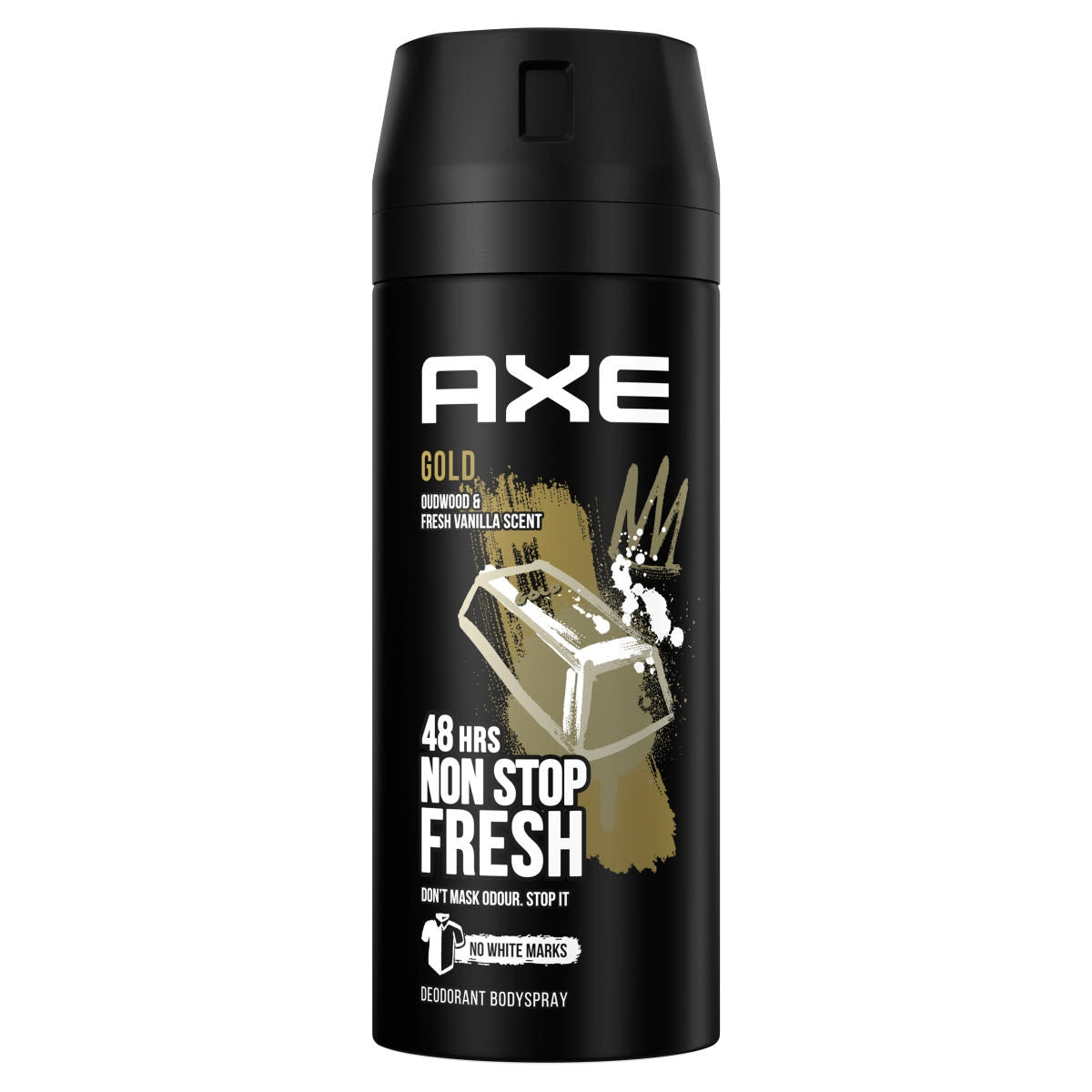 Axe Men - Gold Fresh - Oud Wood & Dark Vanilla - Deodorant - Body Spray - 150ml