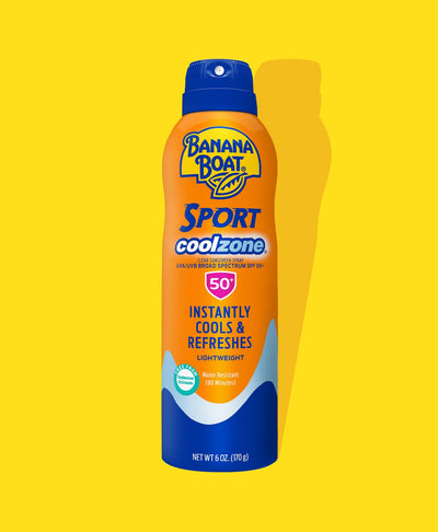 Banana Boat Sport - Cool Zone Spray - SPF 50+ - Instantly Cool - 6Oz/170G