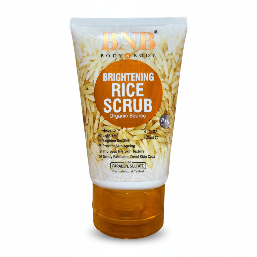 BNB - BRIGHTENING RICE SCRUB - Face Wash - 120ml
