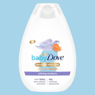 BABY DOVE - Sensitive Skin Care - Night Time Lotion - Calming Moisture - 400ml