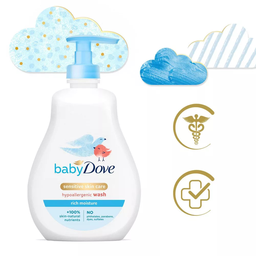 Baby Dove - Rich Moisture - Tip-to-Toe Wash - 13 fl oz (384ML)