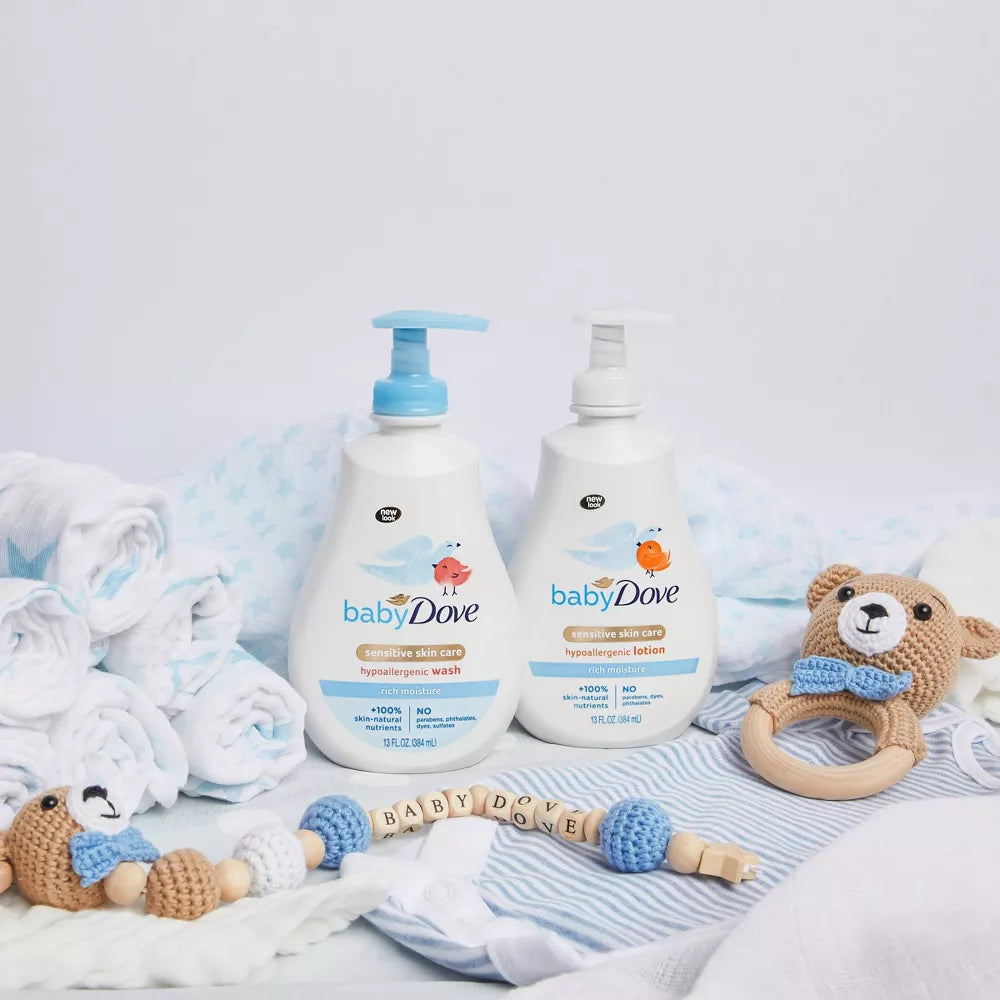 Baby Dove - Rich Moisture - Tip-to-Toe Wash - 13 fl oz (384ML)