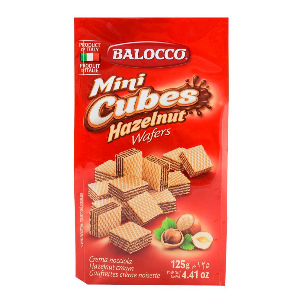 Balocco - Wafers - Cubes - Nocciola (Hazelnut) - 125g