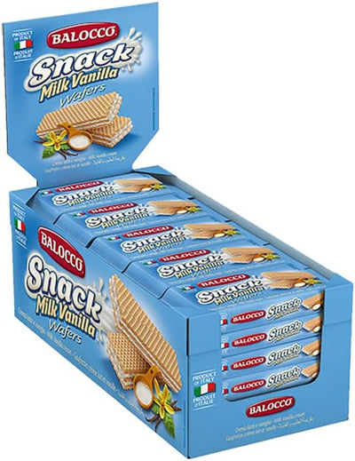 Balocco - Wafers - Latte (Milk Vanilla) - 45g - 120-Pack Carton