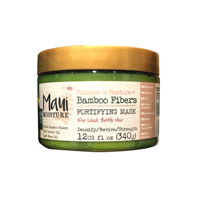 Maui Moisture - Bamboo Fibers - Fortifying Mask - For Weak Brittle Hair - 340g