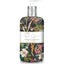 Bottle with floral design and ' Royale Garden' branding on a white background