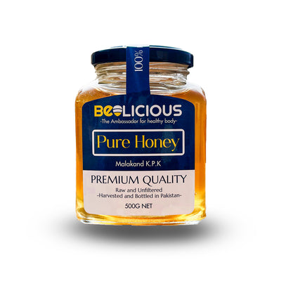 Beelicious - Pure Honey - Original - 100% Pure Honey - 500 Gram