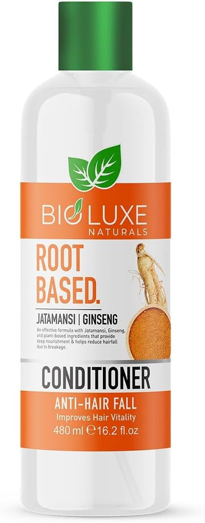 Bioluxe Naturals - Root Based Hair Conditioner - 480ml - Jatamanasi+ Ginseng - Anti Hair Fall - Hair Care