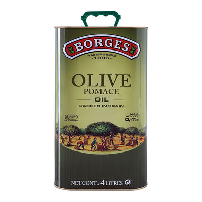 Borges - 100% Pomace Olive Oil - 4L - Tin (4000 ML)