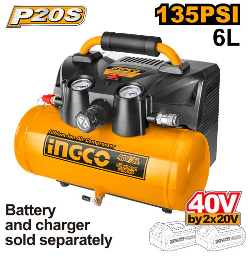 INGCO -  Cordless air compressor 20v CACLI2003