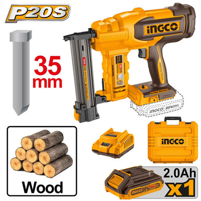 INGCO -  Cordless brad nailer 20v CBNLI2008