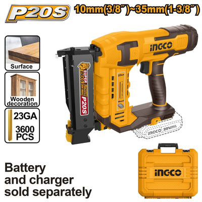 INGCO -  Cordless pin nailer 20v CBNLI3603